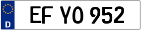 Truck License Plate